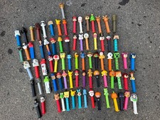 Lot of 78 Assorted PEZ Candy Dispensers Disney Star Wars Nintendo Pokemon picture
