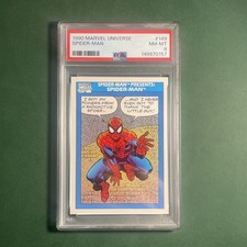 1990 MARVEL UNIVERSE #149 SPIDER-MAN PSA 8 picture