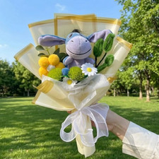 Eeyore Plush Flower Bouquet Artificial Flowers Birthday Gift Cute Disney Gift picture