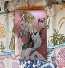 HELEN YOUNG Pink Varnish Foil Spider Gwen SKETCHBOOK C2E2 NM/Mint Limited 100 picture
