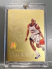 Gold 1998 99 Skybox Molten Metal Fusion Heavy Metal Charles Barkley Rockets Gold picture
