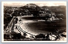 K56/ Acapulco Mexico RPPC Postcard c1940s Caleta Y Caletella 509 picture