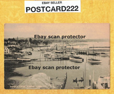 CT Essex 1908-39 vintage postcard DOCKS BUILDINGS & SAILBOATS AT NORTH COVE CONN picture