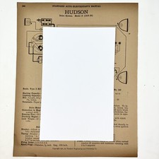 Vtg 1919-20 O Hudson & 1915-17 6-42 Kissel Kar Standard Electrician Manual picture