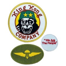 Taxi Driver King Kong Deniro Travis Bickle Jacket Patch 3pc Set - Iron On B34 picture