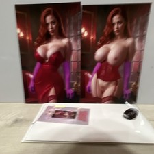 Deviant Nation, Limited Edition, Jessica Rabbit Two Books Set Nice/Naughty39/100 picture