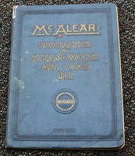 1925 McALEAR SPECIALTY. STEAM AIR GAS OIL WELL SERVICES FIELD EQUIPMENT CATALOG picture