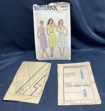 Vtg Sewing Pattern, Butterick 3657, Dress, 14, Uncut - ships free picture