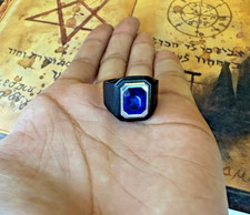 WEALTH RICHNESS POWERFUL RING MAGIC STONE 9100 SPELLS LOTTERY WEALT SUCCESS picture