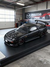 1:64 RX-7 FD3S Amemiya RE Tuned Carbon Hood Alloy Model Car picture