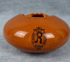 Vintage El Repecho San Telmo Buenos Aires Ceramic Ashtray Orange Mid Century MCM picture