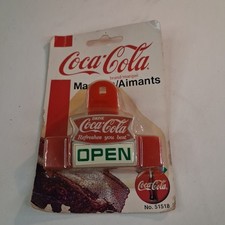 Vintage 1998 NOS Coca-Cola Magnetic Chip Clip Refrigerator Magnet  #51518 picture