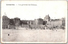 Chateau Versailles France C.1910s Sepia Posted Cancel Vintage Postcard picture