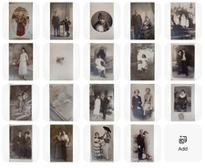 20 Rare French Real Picture Postcards RPPC Circa 1920s Vintage Great Condition picture
