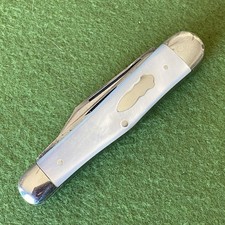 Old Vintage H Boker Improved Cutlery 3 Backspring Whittler Pocket Knife picture