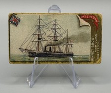 1889 Kinney Bros Naval Vessels of the World Tobacco N226 HMS Sultan British Navy picture