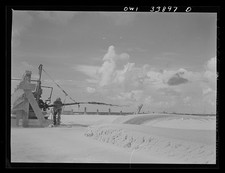 Grand Ecaille Louisiana 1943 Freeport Sulphur Company molten sulfur vat picture