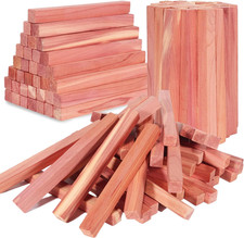 UNIVIVO Cedar Blocks for Clothes Storage, 100% Aromatic Red Cedar Wood Sticks Ch picture