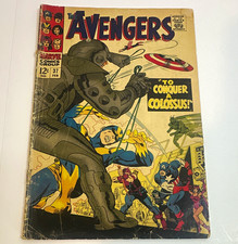 The Avengers #37 Marvel Silver Age Color Single Issue Cap Hawkeye Wasp picture