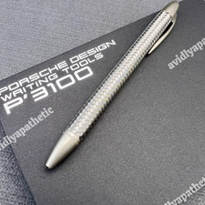 Porsche Design Tec Flex P3100 Braided Weave Ballpoint Pen Collectors Gift New picture