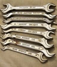 Vintage Mercedes-Benz Double Open End Wrench DIN 895 Mixed Lot Of 8 11mm Up 19mm picture