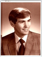 Vintage 5x7 Photo1970's HANDSOME YOUNG MAN STUDIO PORTRAIT OCT-9 picture