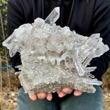7.91LB A+++Natural white Crystal Himalayan quartz chunk mineralsls picture