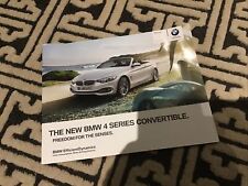 2013 2014 BMW 4 SERIES 428I 435I 420D CONVERTIBLE BROCHURE picture