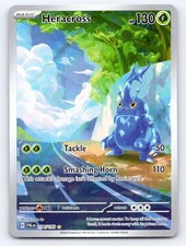 Heracross 194/193 Illustration Rare Paldea Evolved Pokemon Holo MP picture