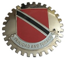 TRINIDAD AND TOBAGO FLAG CAR GRILLE BADGE EMBLEM picture