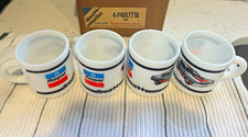 Mopar Direct Connection Chrysler Performance Parts Milk Glass Mug Cup 4/78 picture