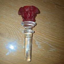 Versace Rosenthal Medusa Red Crystal Bottle Stopper picture