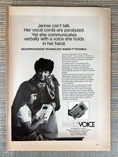 Handi-Voice Votrax Speech Synthesizer Troy Michigan 1977 Vintage Print Ad picture