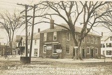 c1905 West Brookfield Mass 1st Printing Office Merriam Dictionary RPPC Postcard picture
