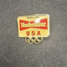 Vintage 1988 Seoul Olympics Budweiser Team USA Pin Lot of 12 Anheuser Busch picture