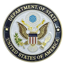 EL14-21 Department of State Pin DOS Dept of State Label pin picture