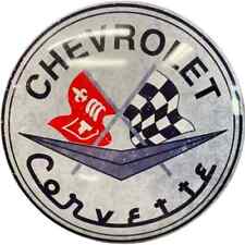 15 inch Chevrolet Corvette Dome Metal sign picture