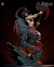 1:6 Slaine & Battle Beast Fan Art UNPAINTED Resin Garage Kit Diorama picture