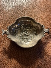Vintage Dutch Repousse Silver plate Gero Dish Bowl Vide Poche picture