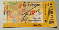 AUTOGRAPH JAVIER ZANETTI ARGENTINA ROOKIE SEASON FC INTER MILAN V UDINESE 1996 picture