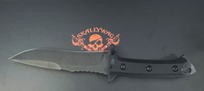 Skallywag Tactical Riptide Spear Point Serrated Stainless w/Sheath picture
