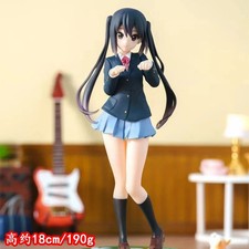 K-On Nakano Azusa Anime PVC GK Figure Collectible Statue Model Desk Display Toy picture