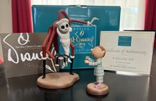 WDCC Nightmare Before Christmas “A Ghoulish Gift” Santa Jack & Timmy NIB w/COA picture
