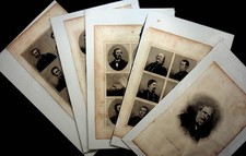 25 Officers From Book History Of The Great Rebellion 1866 Thomas P. Kettle -A8-7 picture