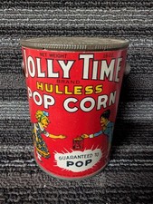 VARY RARE  Jolly Time Popcorn Tin Container 1927s Sioux City Iowa picture