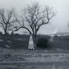 c1960s Sports Car Racing Track Mobil Marker Cone Snapshot Photo Auto Raceway 5