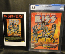 Marvel Super Special #1 (1977) CGC 5.5 (Iconic Kiss Blood Issue) W Magazine Ad picture