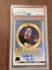 2010 Razor Pop Century Weird Al Yankovic Auto Autograph PSA  picture