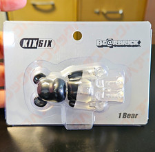 Medicom Toy BE@RBRICK KIXSIX Metallic Silver Bear Figure picture