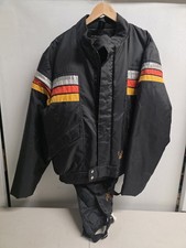 Vintage AMF Harley Davidson Nylon Jacket & Bib Set, Size XL Men's 98103-80V picture